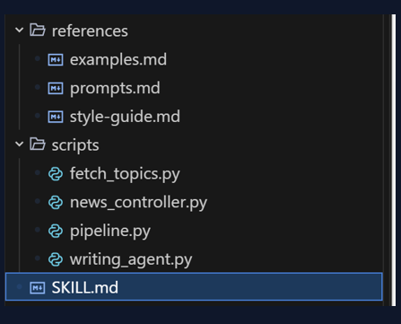 Skill.md 结构示例截图
